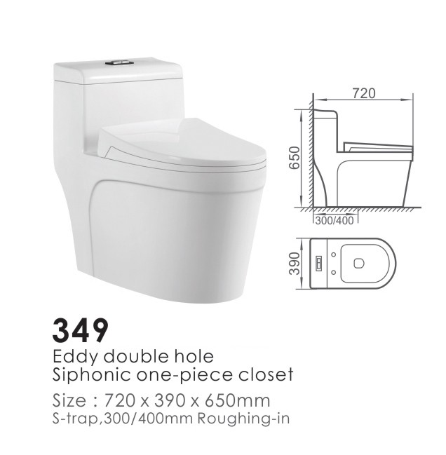 349 Sipnonic One Piece Toilet