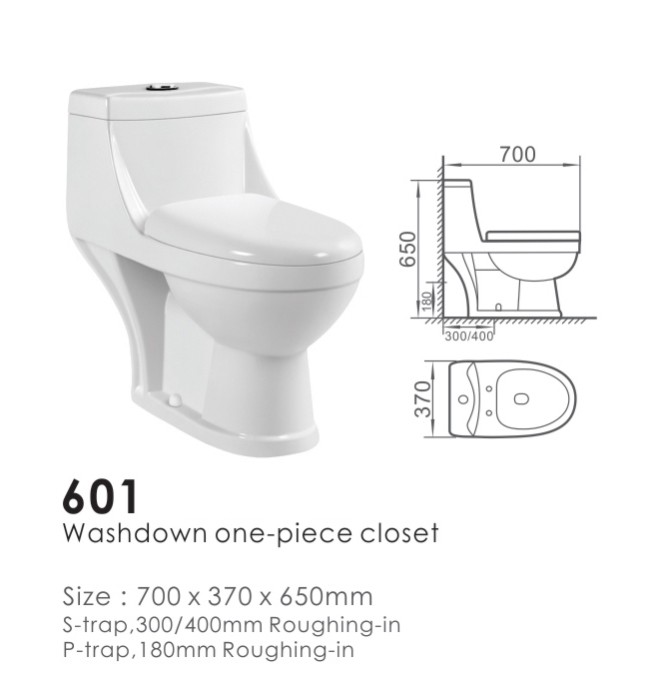 601 Washdown One Piece Toilet 