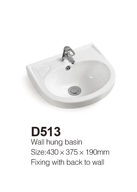 D513  wall hung basin